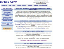 Tablet Screenshot of giftsofaith.com
